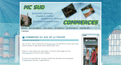 Desktop Screenshot of commerces.mc-sud.com