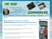 Tablet Screenshot of commerces.mc-sud.com